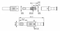 PJP 1063 4mm Socket Dimensions